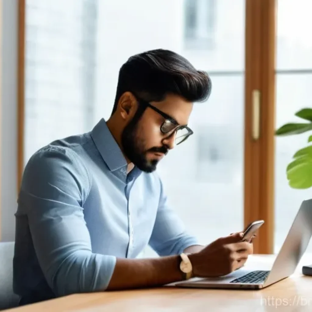 기타 케이스 추천 - **Productivity with Smart Technology:**
    "A vibrant and clean photograph of a young professional,...