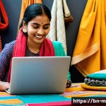 기타 수출 모델 - The Digital Export Revolution in Bangladesh**
    A vibrant and dynamic scene depicting a diverse gr...