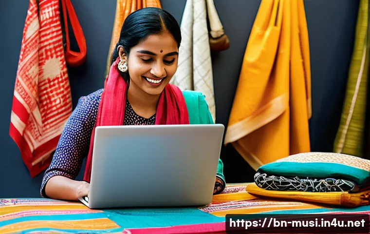 기타 수출 모델 - The Digital Export Revolution in Bangladesh**
    A vibrant and dynamic scene depicting a diverse gr...